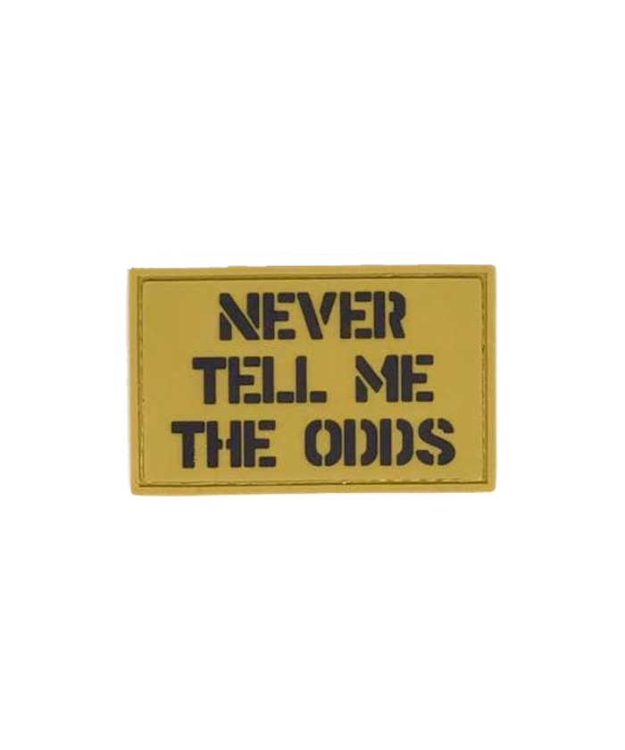 Backpack Patch - Never tell me the odds