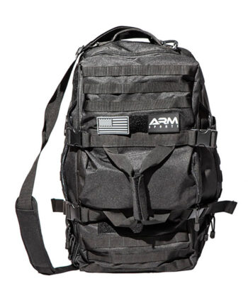 BLACK 75L ARM CONVERTIBLE BACKPACK/RUCKSACK